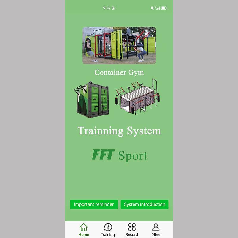 physical training APP software-FFT Sport